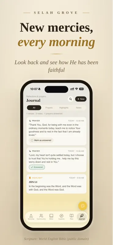 Selah Grove: Bible & Prayer screenshot 5 of 8