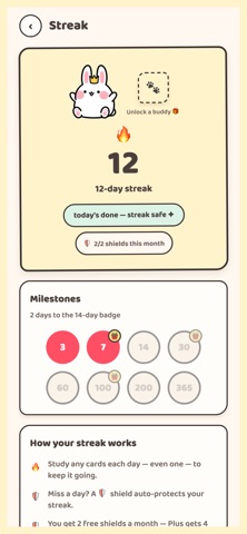 Lil'Card: Korean Flashcards iPhone screenshot