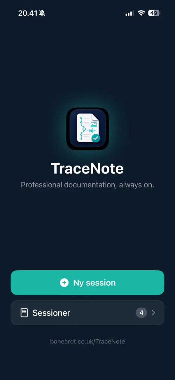 Screenshot #2 pour TraceNote