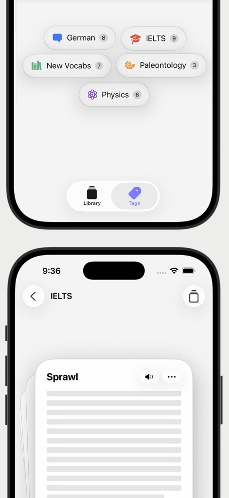 AI Flashcards Maker • WordSnap - Reference App | MWM
