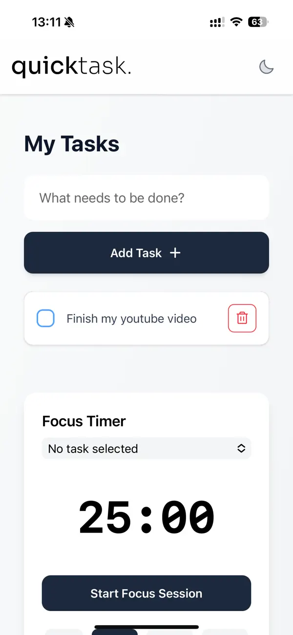 #2. quicktask. (iOS) By: Aron Schueler