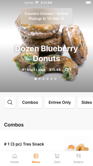 Connie’s Chicken iPhone screenshot 2 - Food & Drink app