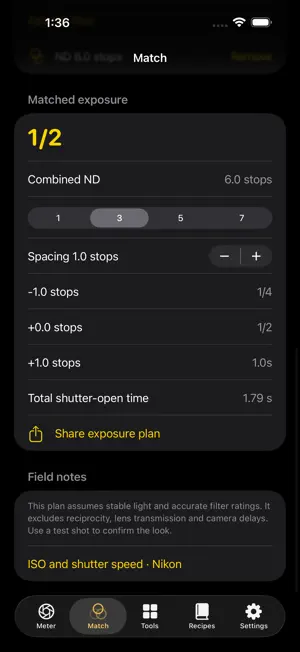 Lumen Forge: Exposure Planner screenshot 3