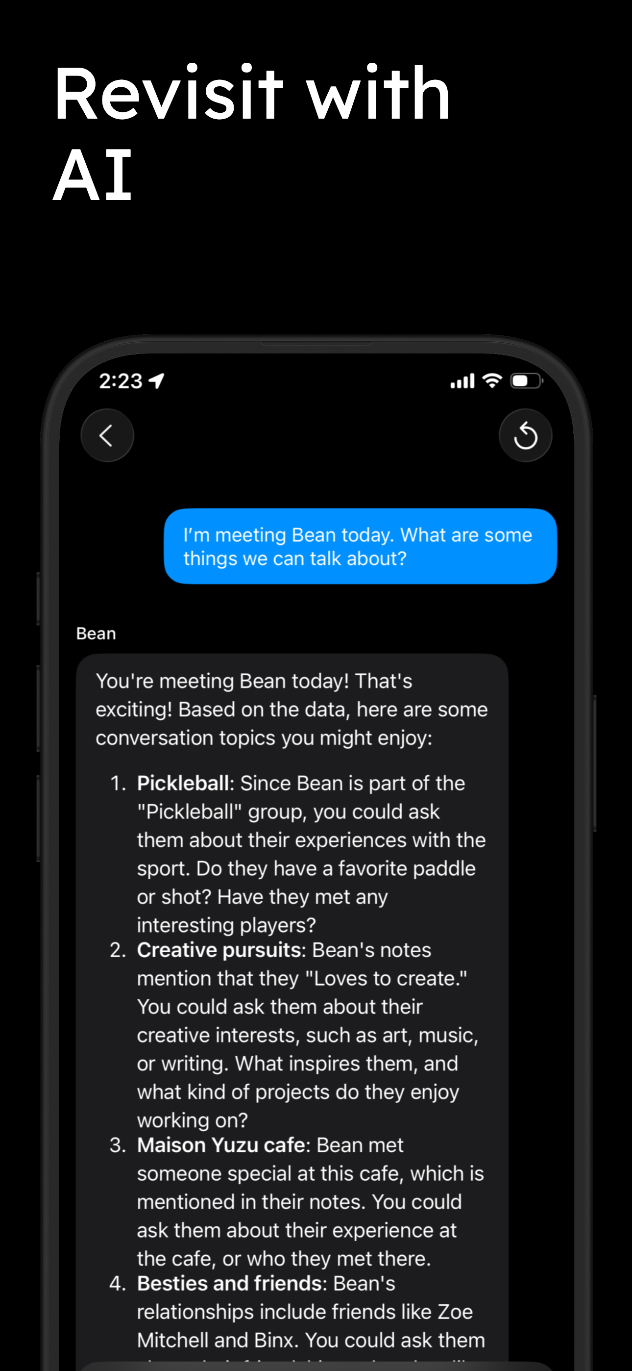 Beanotes - Remember People screenshot 9