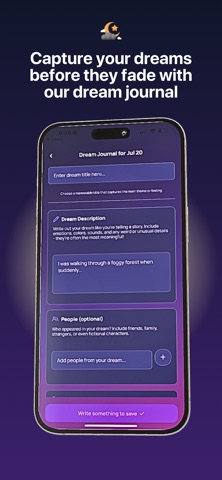 Dream Journal & Interpreter iPhone screenshot