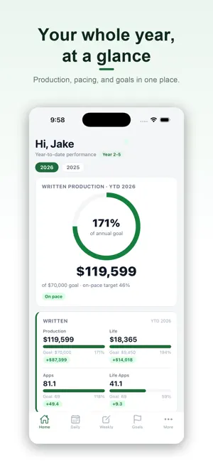 Goal Tracker (3f6628) screenshot 2