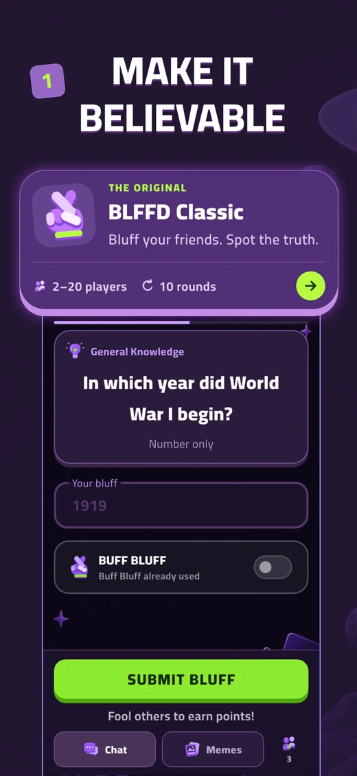 BLFFD: Party Trivia screenshot 2