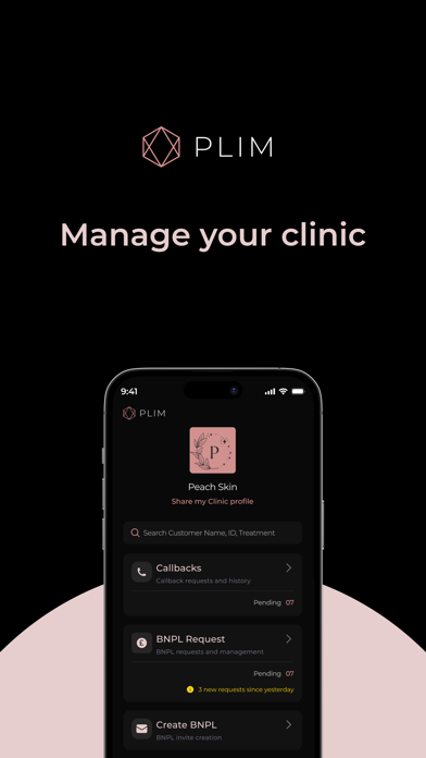 PLIM Clinic Screenshot