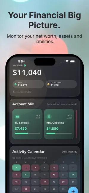 Budgetly: Budget & Net Worth screenshot 2