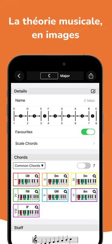 Piano Companion: accord,gammes screenshot 6 of 8