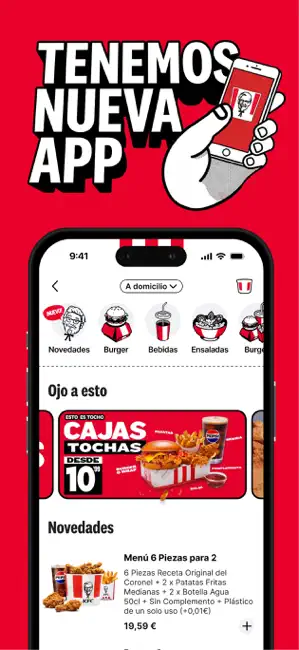KFC España #PolloPollo iPhone screenshot 1