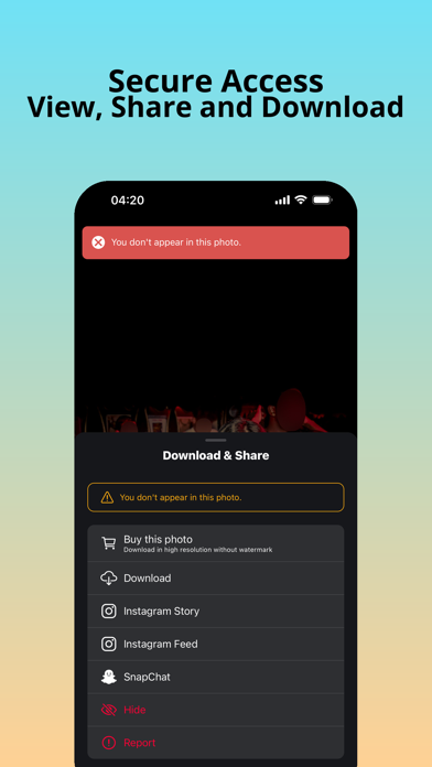 Soirées: Share Privately Screenshot