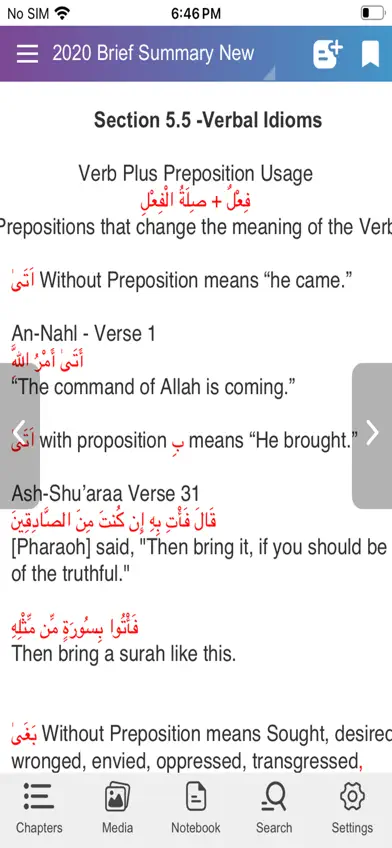 Quran Grammar w 1000 Top Words screenshot 2