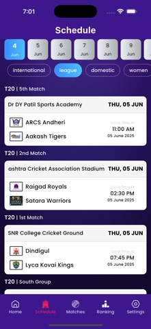 WebCric – Live Cricket HD Screenshot 2 of 7