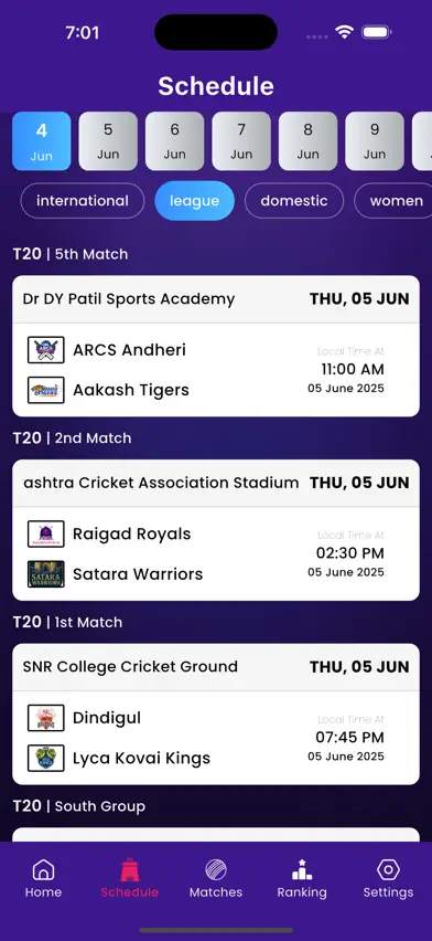 WebCric – Live Cricket HD screenshot 2