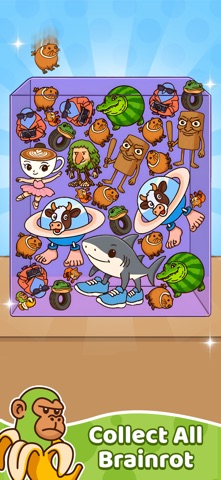 Italian Meme Game: Merge Drop iPhone screenshot
