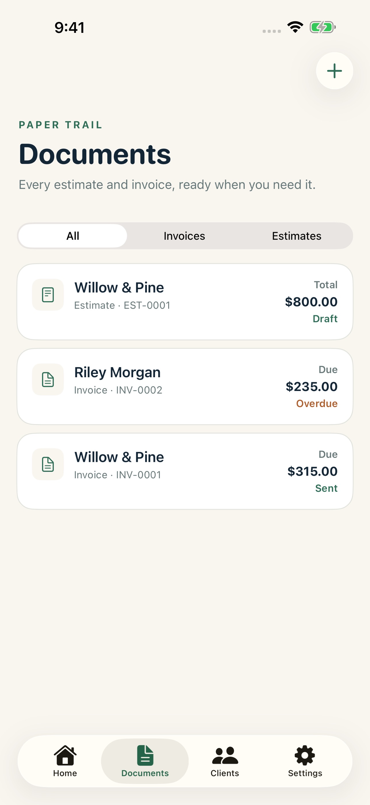 Screenshot 3 of BillSprig: Invoice & Estimate