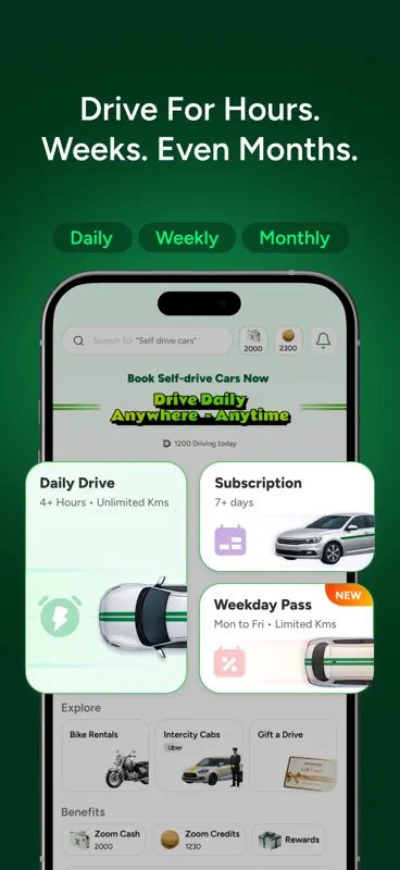 Zoomcar: Car rental for travel screenshot 3 of 8