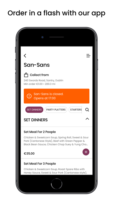 San Sans Chinese Takeaway Screenshot