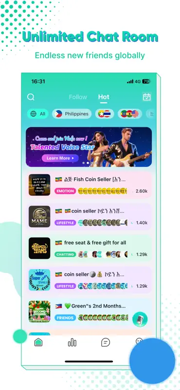 Hala Voice Chat Community screenshot 1 of 4