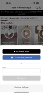 Vonn + Valici Boutique screenshot #1 for iPhone