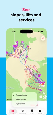 Ylläs Map screenshot