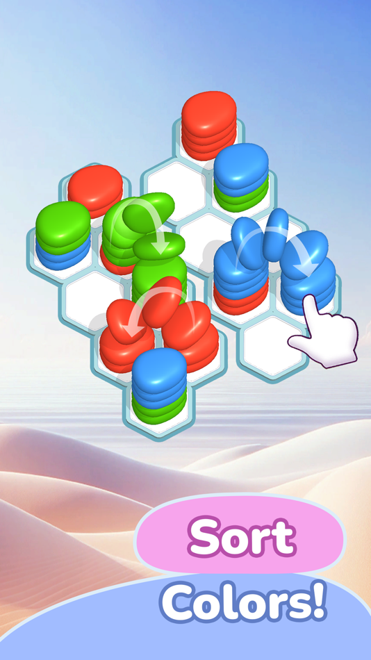 #2. Pebble Sort ASMR (iOS) 由: CYMPL Studios Private Limited