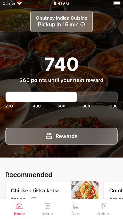 Chutney Indian Cuisine To Go