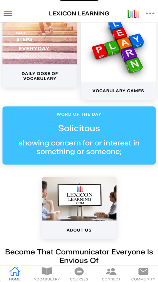 #2. Lexicon Learning (iOS) 由: Amirul Sheikh