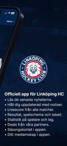 Linköping Hockey Club iPhone screenshot 2