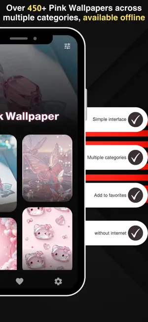 Pink Wallpapers Aesthetic HD screenshot 1