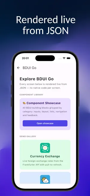 BDUI Go screenshot 2