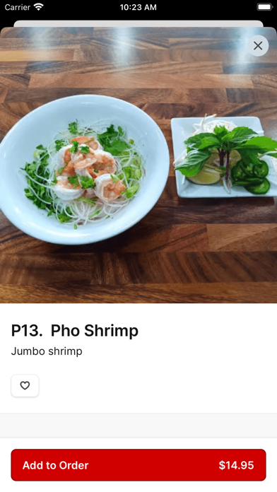 Pho Nom Nom iPhone screenshot 3 - Food & Drink app