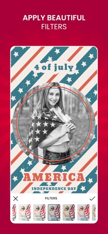 4th July USA Independence Day iPhone screenshot