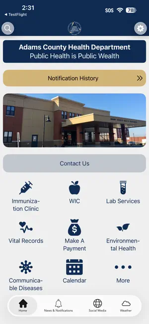 Adams County Health Dept IL screenshot 1
