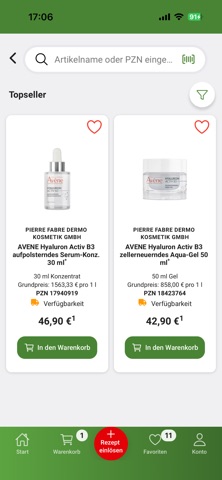 Engel&Bahnhof Apotheke VELEN screenshot