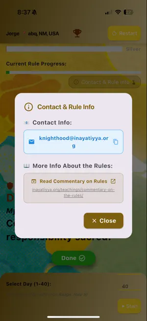 40 Rules: Knighthood of Purity screenshot 1