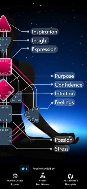 Chakragram: Human Design Chart screenshot 2