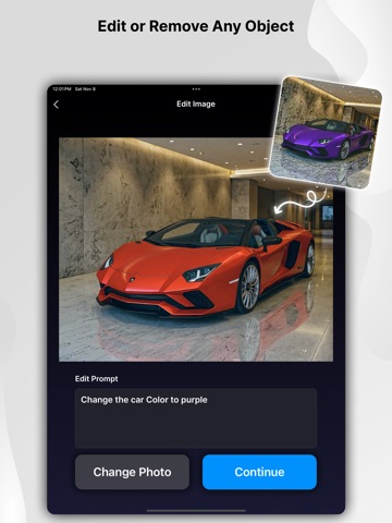 AI Photo Editor - Face Makeup iPad screenshot