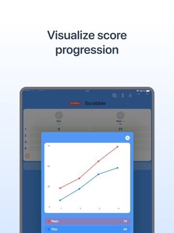Score Pad - board game tracker iPad screenshot