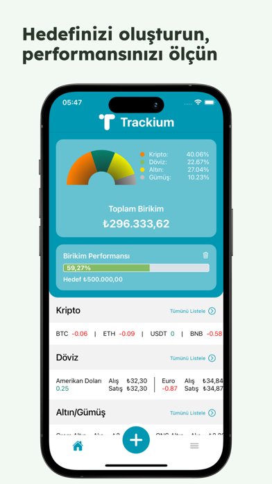 Birikim Takip - Trackium Screenshot