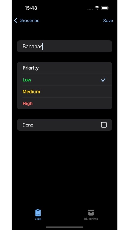 Reusable Lists screenshot-3
