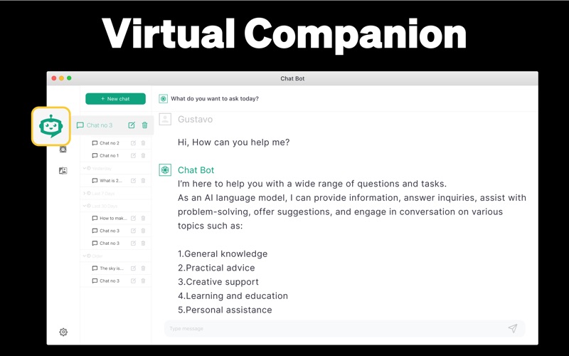 Screenshot #2 pour Chatbot: Ask AI Chat Bot