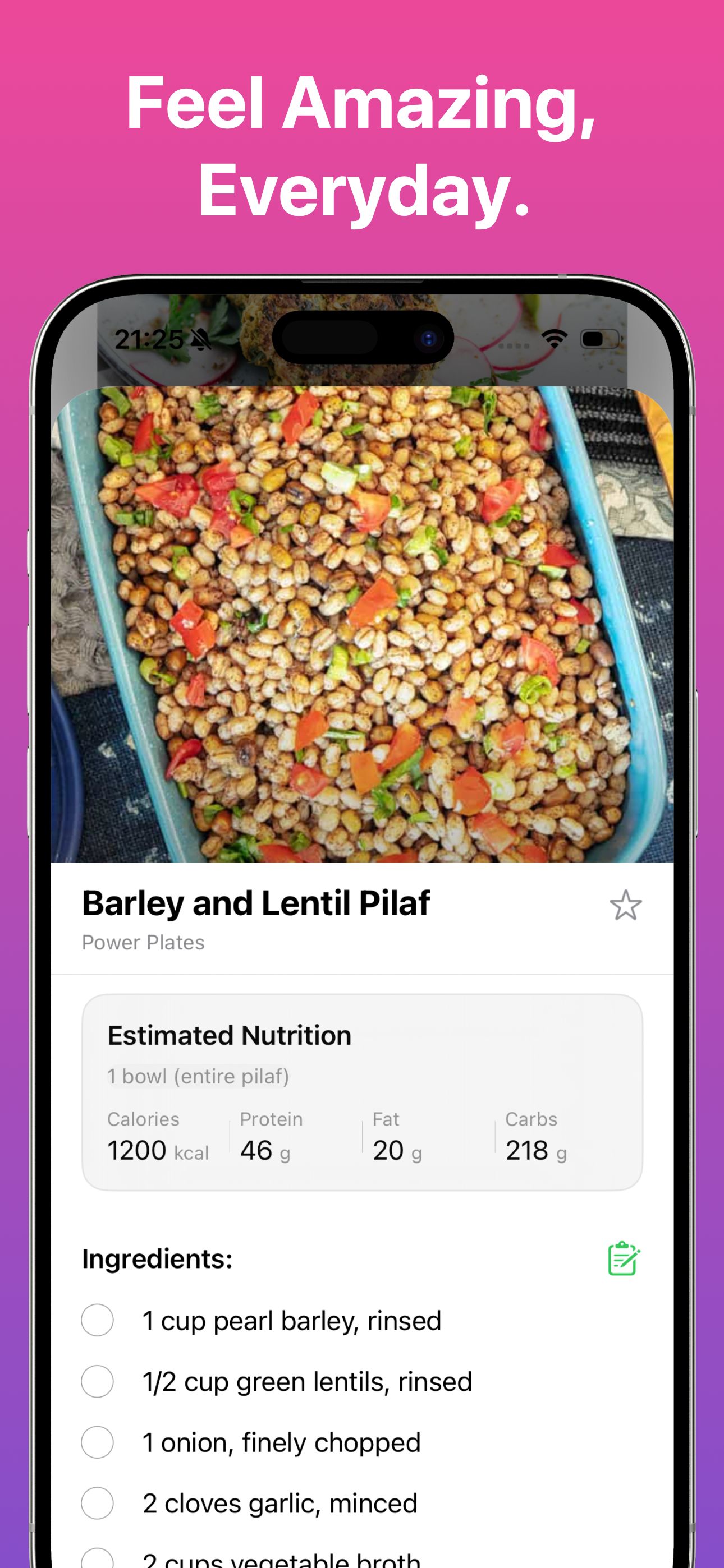 Portfolio Diet Recipes