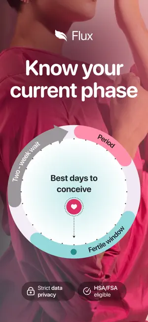 Flux Period Tracker & Calendar screenshot 1