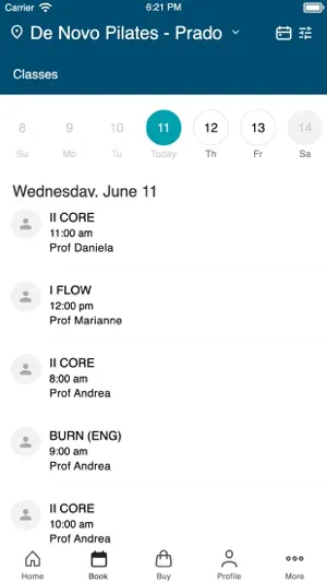 De Novo Pilates screenshot 2