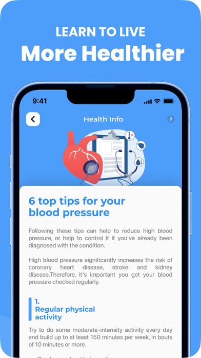 Blood Pressure Tracker Pro + Screenshot