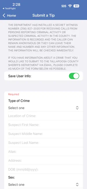 Tallapoosa County Sheriff AL screenshot 3