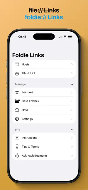 Foldie Links screenshot 1