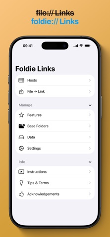 Foldie Links screenshot